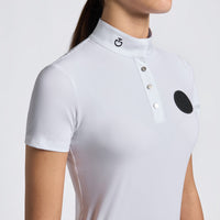 Cavalleria Toscana Jersey Wedstrijd Polo Short Sleeve Girls Wedstrijdshirts - Maddelin Equestrian Cavalleria Toscana