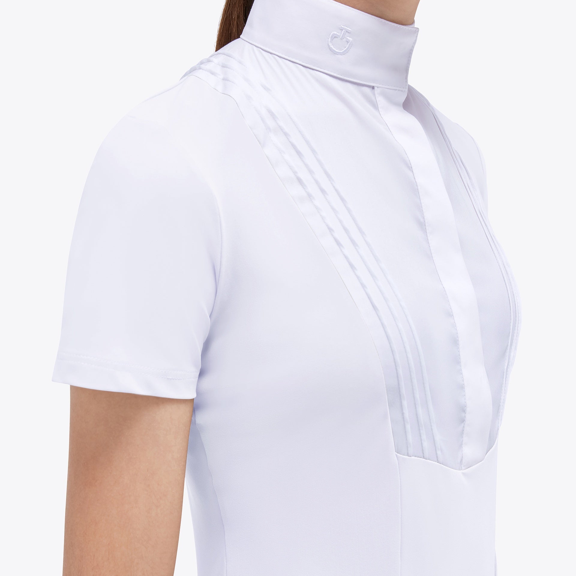 Cavalleria Toscana Jersey Wedstrijd Shirt S/S Bib Girls Wedstrijdshirts - Maddelin Equestrian Cavalleria Toscana