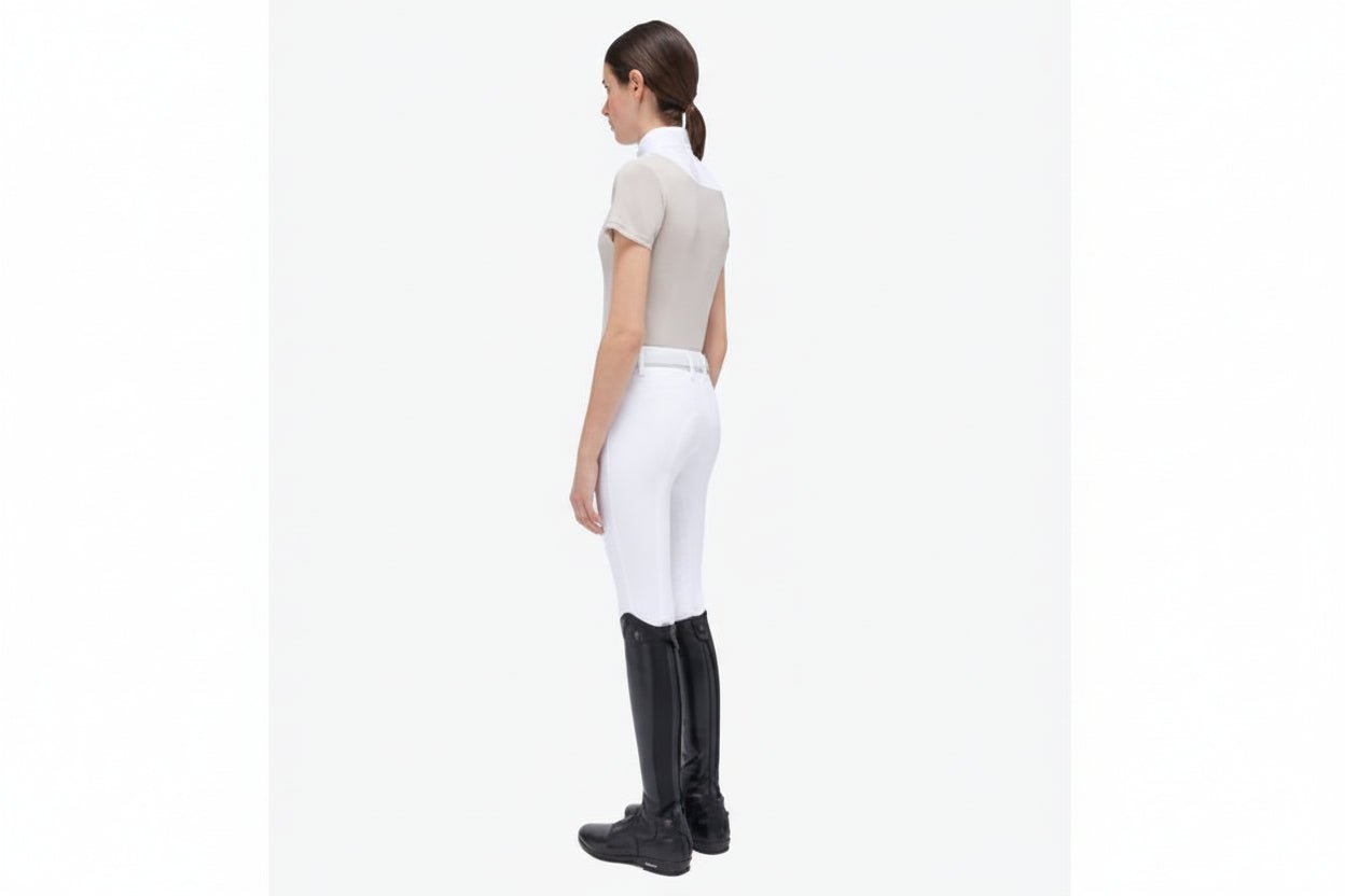 Cavalleria Toscana Jersey Wedstrijd Shirt S/S Bib Girls Wedstrijdshirts - Maddelin Equestrian Cavalleria Toscana