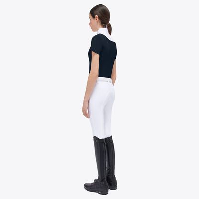 Cavalleria Toscana Jersey Wedstrijd Shirt S/S Bib Girls Wedstrijdshirts - Maddelin Equestrian Cavalleria Toscana