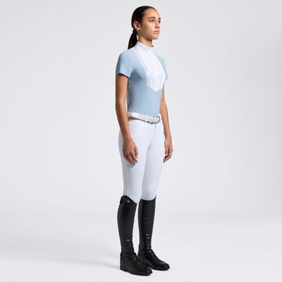 Cavalleria Toscana Jersey Wedstrijd Shirt S/S Bib Girls Wedstrijdshirts - Maddelin Equestrian Cavalleria Toscana