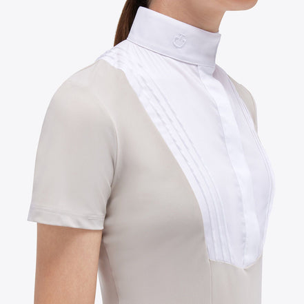 Cavalleria Toscana Jersey Wedstrijd Shirt S/S Bib Girls Wedstrijdshirts - Maddelin Equestrian Cavalleria Toscana