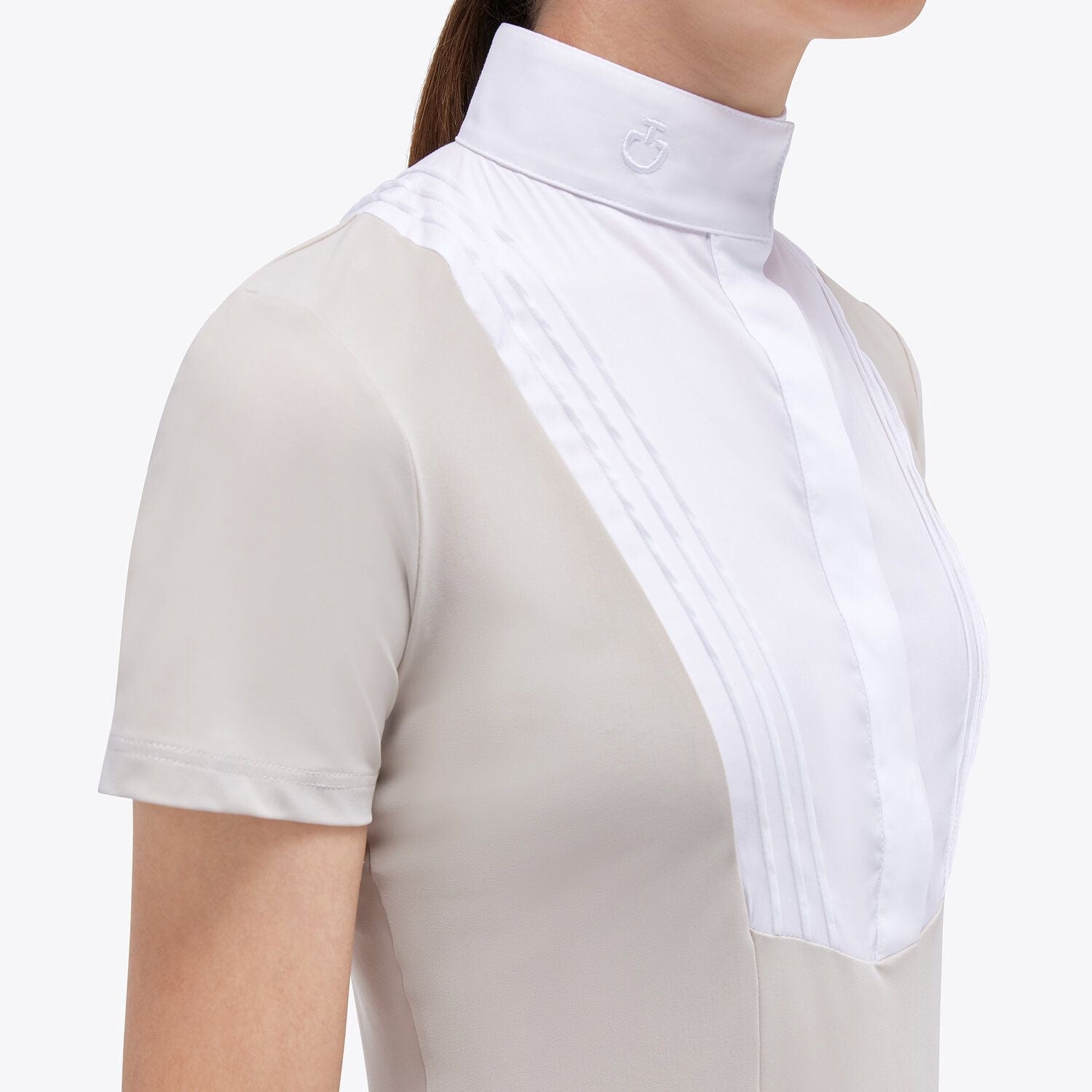 Cavalleria Toscana Jersey Wedstrijd Shirt S/S Bib Girls Wedstrijdshirts - Maddelin Equestrian Cavalleria Toscana