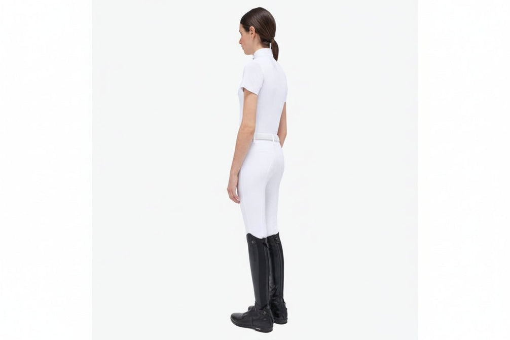 Cavalleria Toscana Jersey Wedstrijd Shirt S/S Bib Girls Wedstrijdshirts - Maddelin Equestrian Cavalleria Toscana