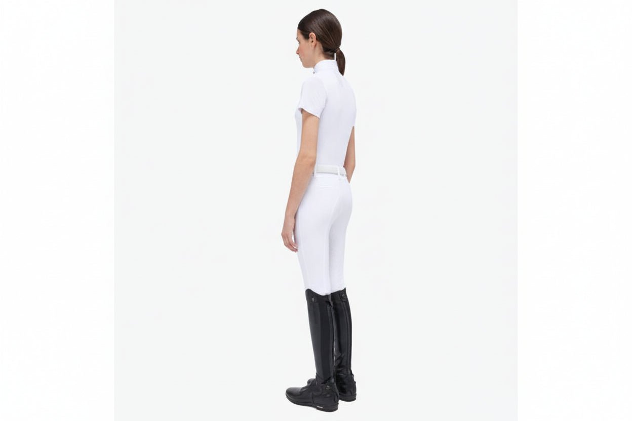 Cavalleria Toscana Jersey Wedstrijd Shirt S/S Bib Girls Wedstrijdshirts - Maddelin Equestrian Cavalleria Toscana
