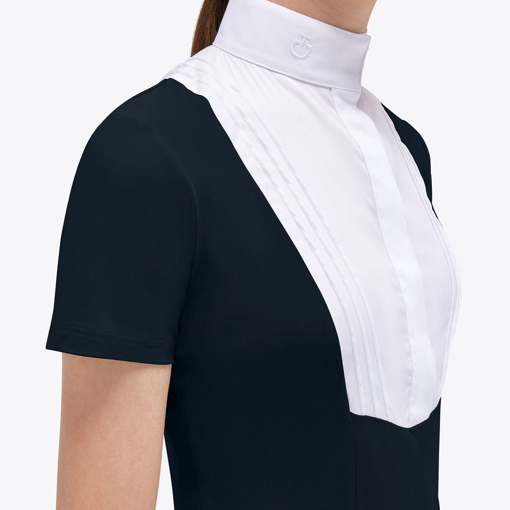 Cavalleria Toscana Jersey Wedstrijd Shirt S/S Bib Girls Wedstrijdshirts - Maddelin Equestrian Cavalleria Toscana