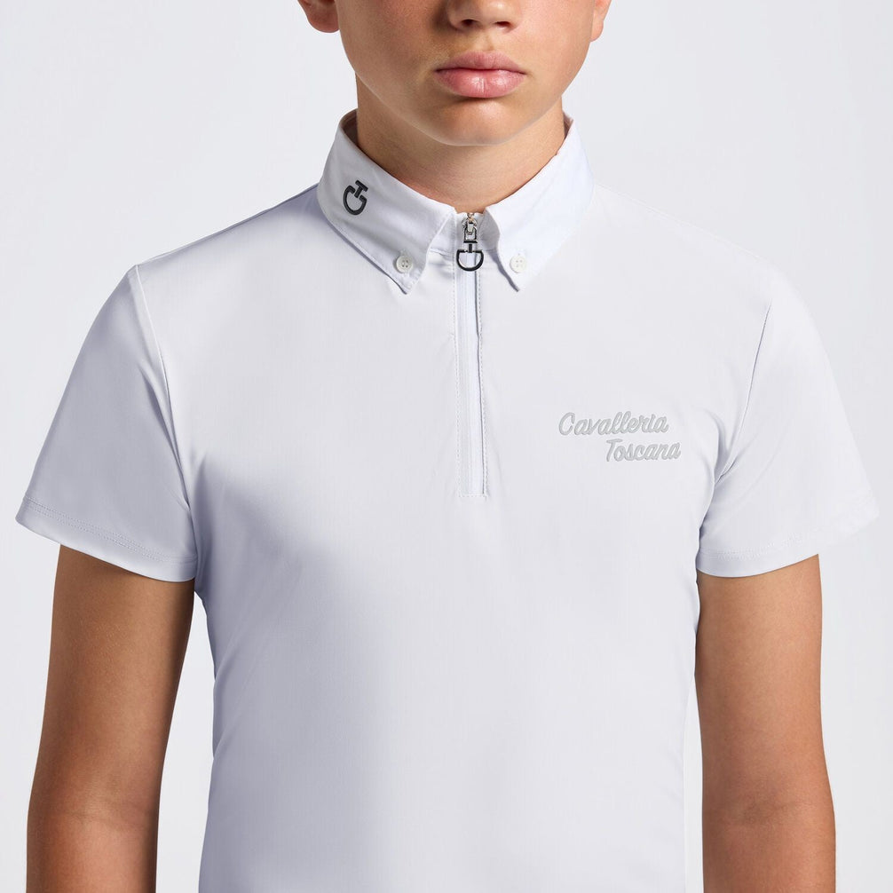 Cavalleria Toscana Jongens Wedstrijdshirt Wedstrijdshirts - Maddelin Equestrian Cavalleria Toscana