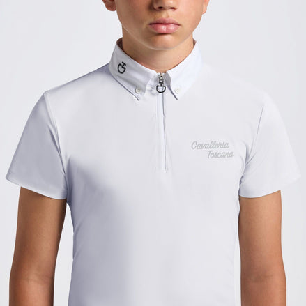 Cavalleria Toscana Jongens Wedstrijdshirt Wedstrijdshirts - Maddelin Equestrian Cavalleria Toscana