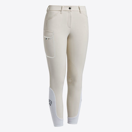 Cavalleria Toscana Jumping Cargo Rijbroek Knee Grip Meisjes FW24 Kids - Maddelin Equestrian Cavalleria Toscana