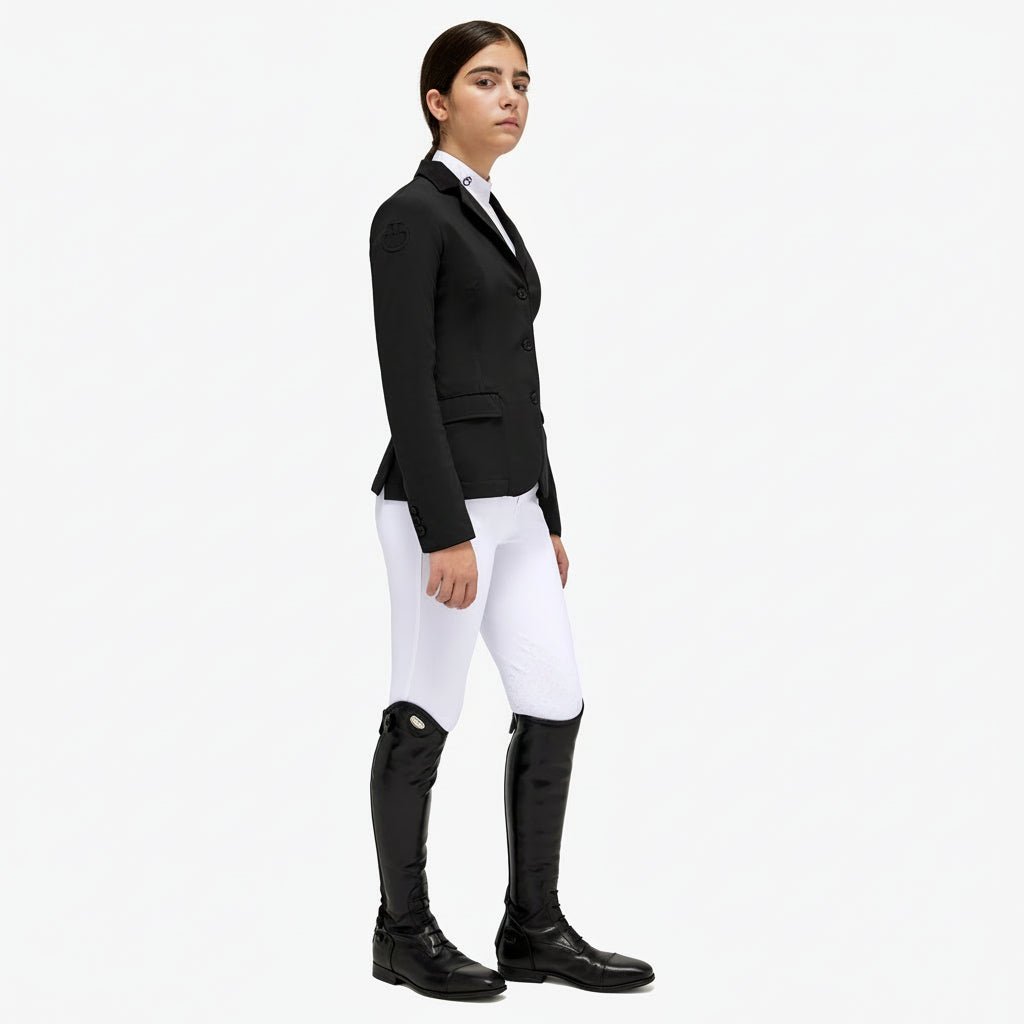 Cavalleria Toscana Meisjes Gp Young Rider Jas Dark Purple (3A00) Wedstrijdjassen - Maddelin Equestrian Cavalleria Toscana