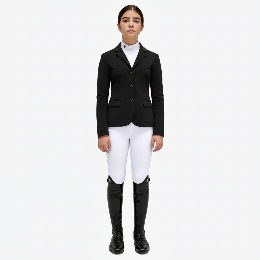 Cavalleria Toscana Meisjes Gp Young Rider Jas Dark Purple (3A00) Wedstrijdjassen - Maddelin Equestrian Cavalleria Toscana