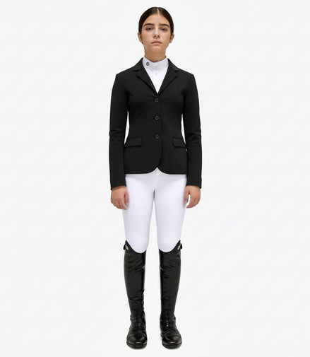 Cavalleria Toscana Meisjes Gp Young Rider Jas Dark Purple (3A00) Wedstrijdjassen - Maddelin Equestrian Cavalleria Toscana
