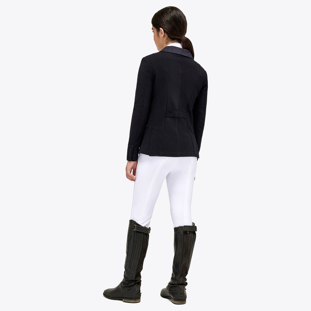 Cavalleria Toscana Meisjes Wedstrijdjas Black Wedstrijdjassen - Maddelin Equestrian Cavalleria Toscana