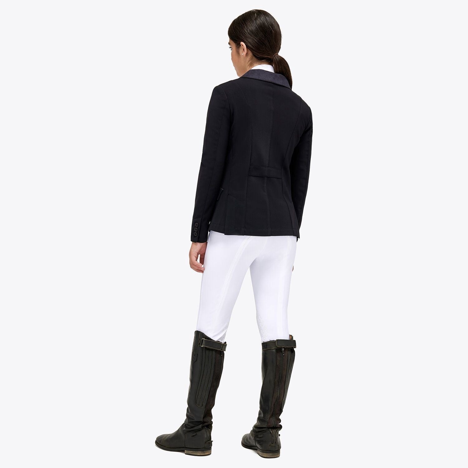 Cavalleria Toscana Meisjes Wedstrijdjas Black Wedstrijdjassen - Maddelin Equestrian Cavalleria Toscana