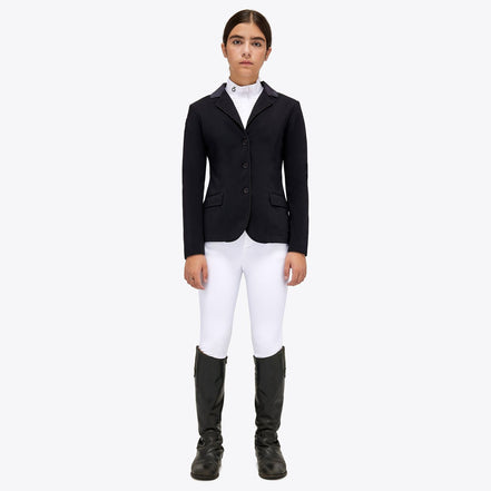 Cavalleria Toscana Meisjes Wedstrijdjas Black Wedstrijdjassen - Maddelin Equestrian Cavalleria Toscana