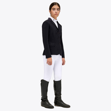 Cavalleria Toscana Meisjes Wedstrijdjas Black Wedstrijdjassen - Maddelin Equestrian Cavalleria Toscana