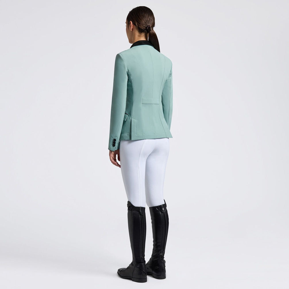 Cavalleria Toscana Meisjes Wedstrijdjas Light Teal Green Wedstrijdjassen - Maddelin Equestrian Cavalleria Toscana