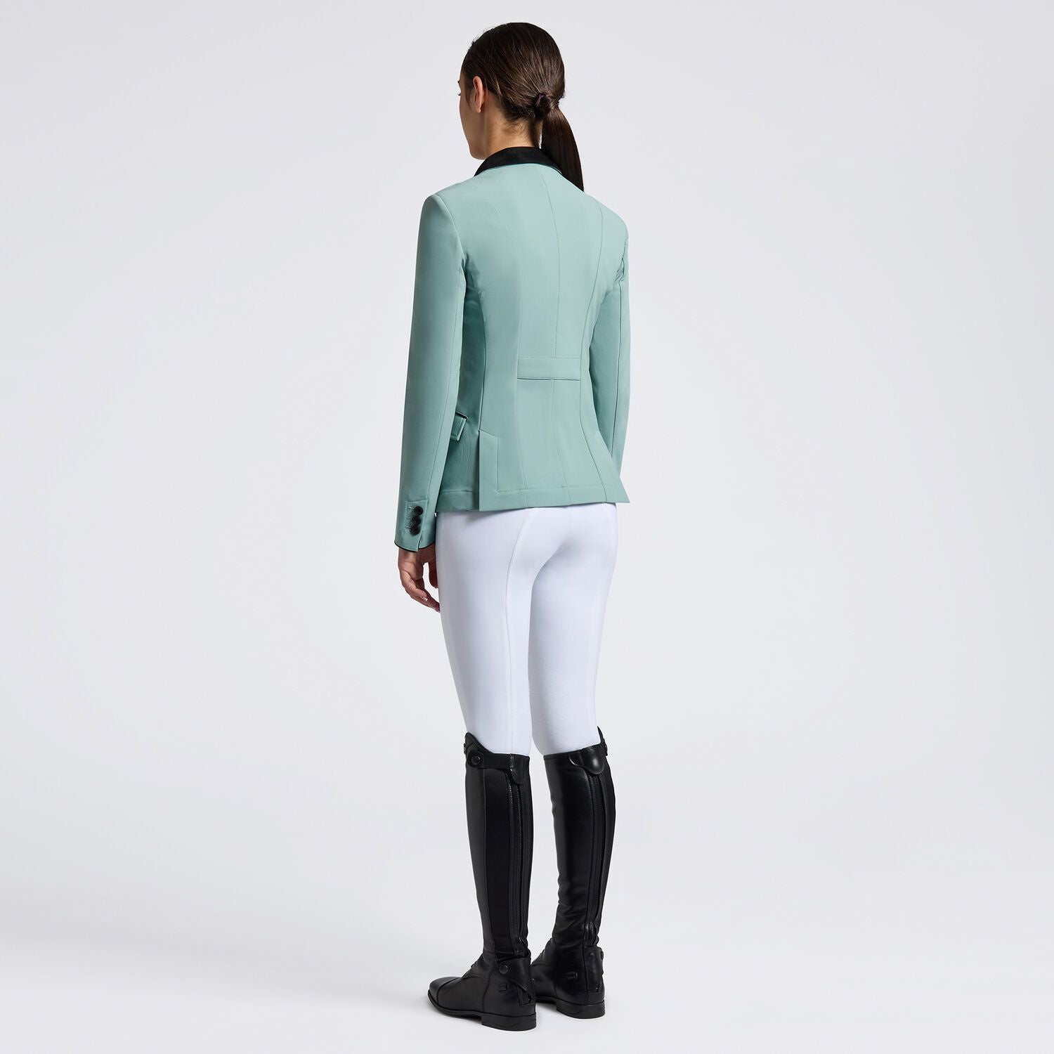 Cavalleria Toscana Meisjes Wedstrijdjas Light Teal Green Wedstrijdjassen - Maddelin Equestrian Cavalleria Toscana