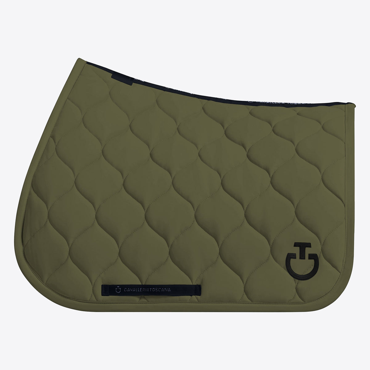 Cavalleria Toscana New Circular Quilted Jersey Zadeldek Zadeldoeken - Maddelin Equestrian