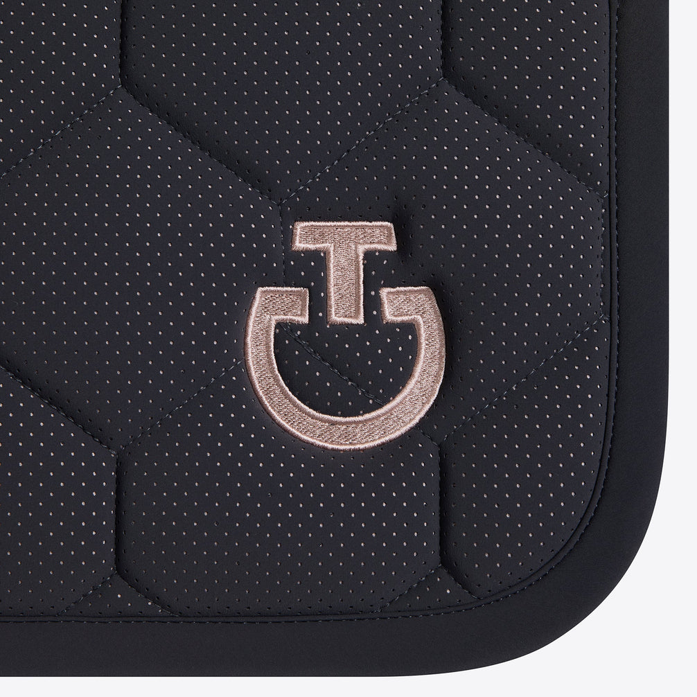 Cavalleria Toscana Quilted Jersey Perfored Zadeldek Zadeldoeken - Maddelin Equestrian Cavalleria Toscana