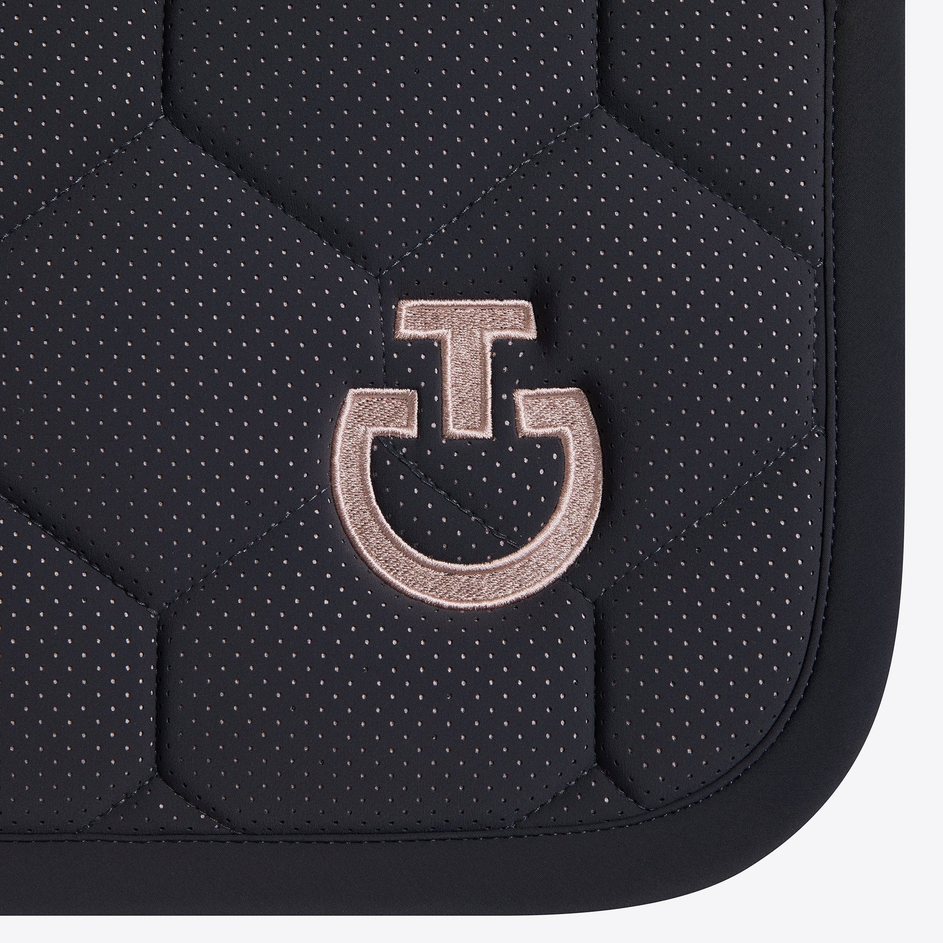 Cavalleria Toscana Quilted Jersey Perfored Zadeldek Zadeldoeken - Maddelin Equestrian Cavalleria Toscana