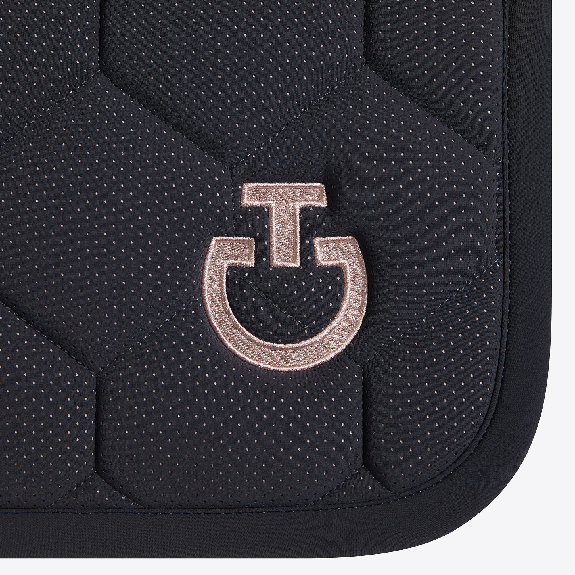 Cavalleria Toscana Quilted Jersey Perfored Zadeldek Zadeldoeken - Maddelin Equestrian Cavalleria Toscana