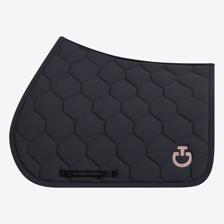Cavalleria Toscana Quilted Jersey Perfored Zadeldek Zadeldoeken - Maddelin Equestrian Cavalleria Toscana