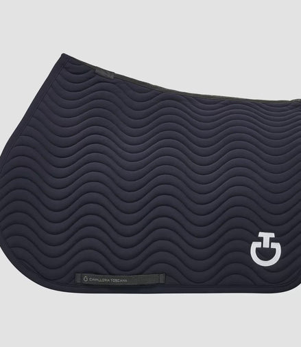 Cavalleria Toscana Quilted Wave Jersey Zadeldek Zadeldoeken - Maddelin Equestrian Cavalleria Toscana