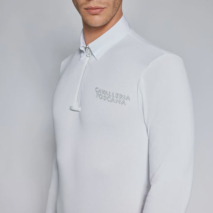Cavalleria Toscana Wedstrijd Polo Shirt Men Wedstrijdshirts - Maddelin Equestrian Cavalleria Toscana