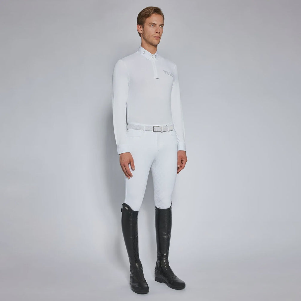 Cavalleria Toscana Wedstrijd Polo Shirt Men Wedstrijdshirts - Maddelin Equestrian Cavalleria Toscana