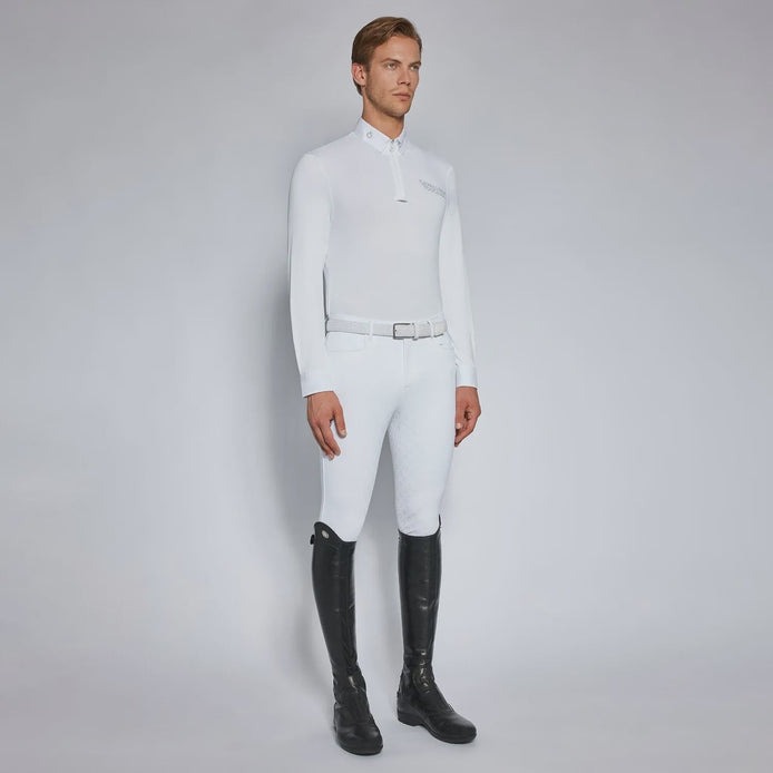 Cavalleria Toscana Wedstrijd Polo Shirt Men Wedstrijdshirts - Maddelin Equestrian Cavalleria Toscana