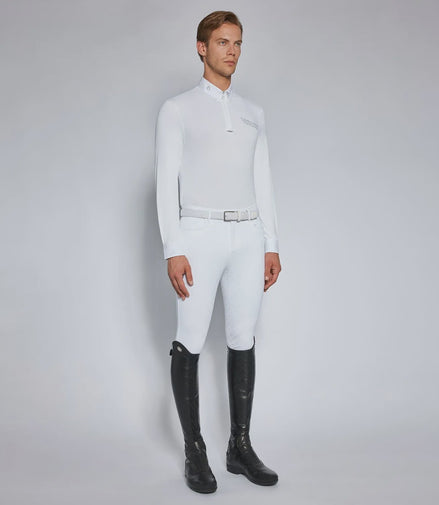 Cavalleria Toscana Wedstrijd Polo Shirt Men Wedstrijdshirts - Maddelin Equestrian Cavalleria Toscana