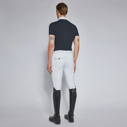 Cavalleria Toscana Wedstrijd Polo Shirt Short Sleeves Heren Wedstrijdshirts - Maddelin Equestrian Cavalleria Toscana