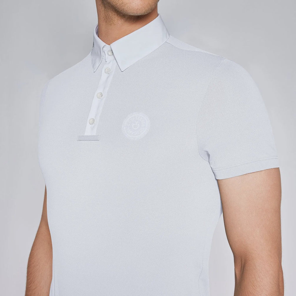 Cavalleria Toscana Wedstrijd Polo Shirt Short Sleeves Heren Wedstrijdshirts - Maddelin Equestrian Cavalleria Toscana