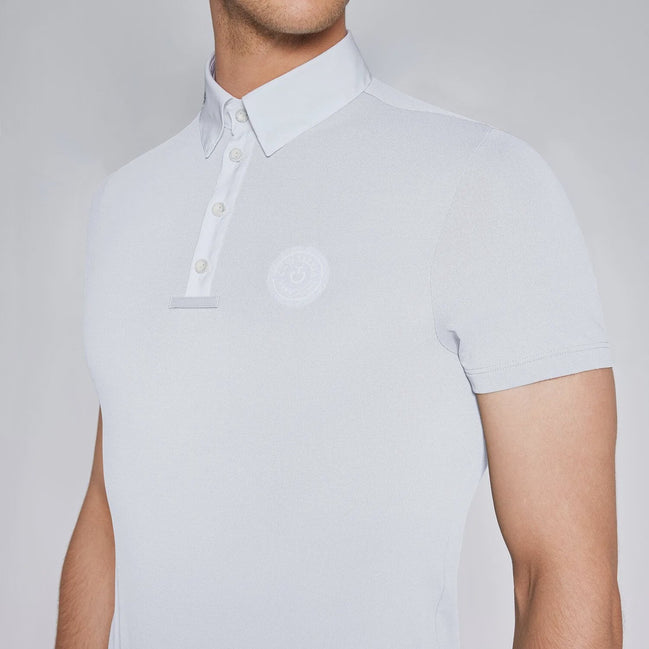 Cavalleria Toscana Wedstrijd Polo Shirt Short Sleeves Heren Wedstrijdshirts - Maddelin Equestrian Cavalleria Toscana