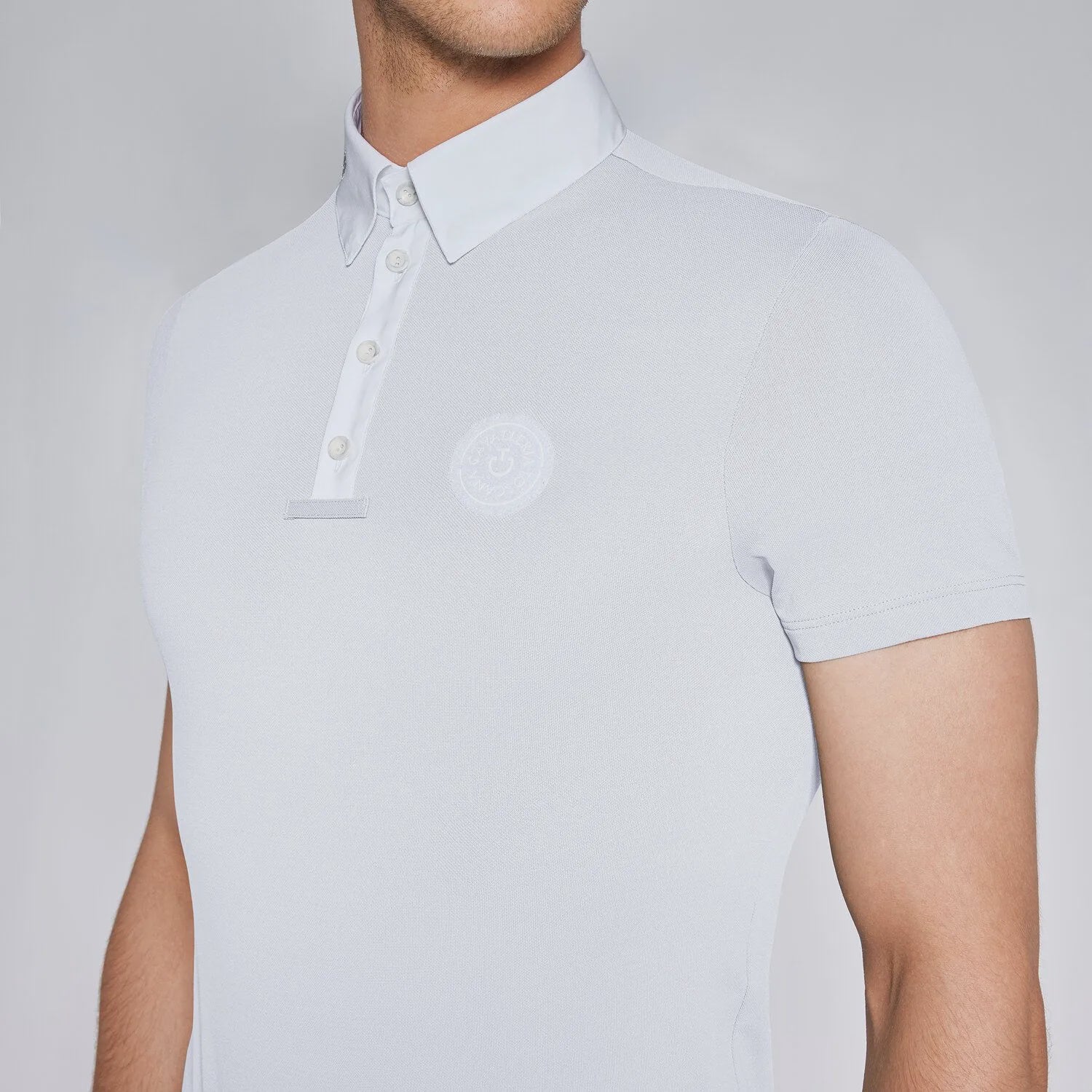 Cavalleria Toscana Wedstrijd Polo Shirt Short Sleeves Heren Wedstrijdshirts - Maddelin Equestrian Cavalleria Toscana