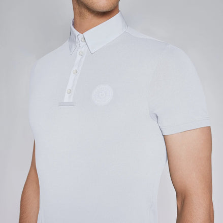 Cavalleria Toscana Wedstrijd Polo Shirt Short Sleeves Heren Wedstrijdshirts - Maddelin Equestrian Cavalleria Toscana