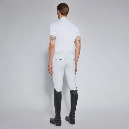 Cavalleria Toscana Wedstrijd Polo Shirt Short Sleeves Heren Wedstrijdshirts - Maddelin Equestrian Cavalleria Toscana