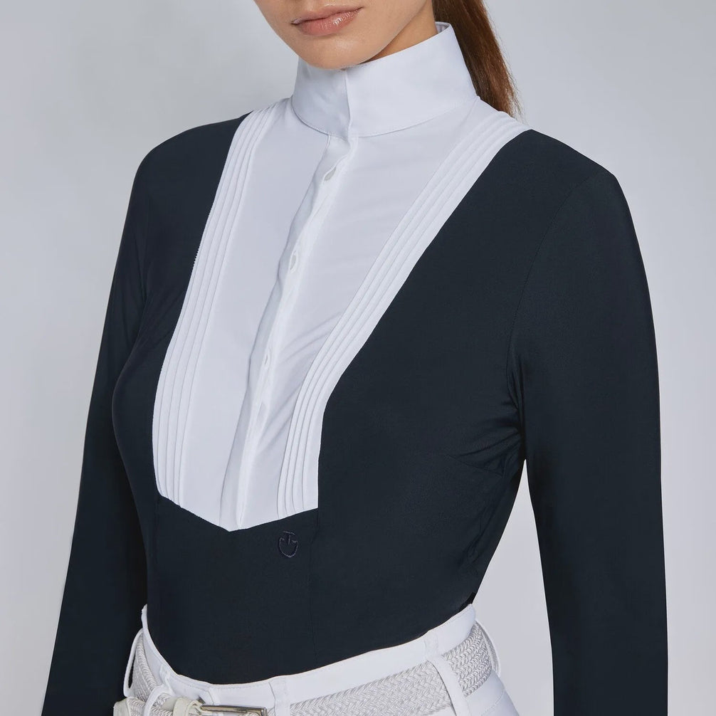 Cavalleria Toscana Wedstrijd Shirt Hunter L/S Wedstrijdshirts - Maddelin Equestrian Cavalleria Toscana