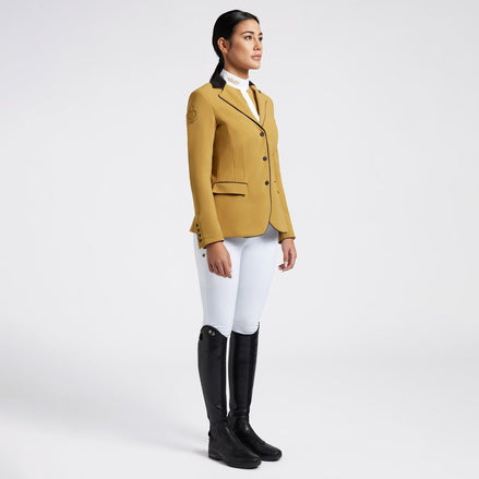 Cavalleria Toscana Wedstrijdjas met Rits Golden Ochre Wedstrijdjassen - Maddelin Equestrian Cavalleria Toscana