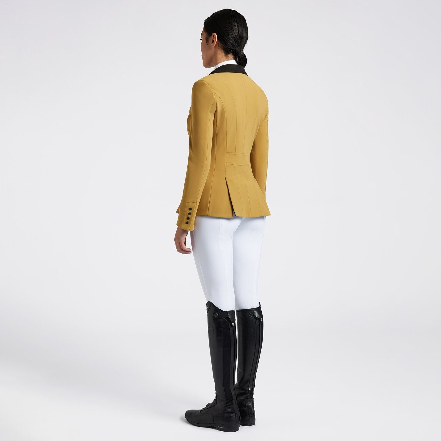 Cavalleria Toscana Wedstrijdjas met Rits Golden Ochre Wedstrijdjassen - Maddelin Equestrian Cavalleria Toscana