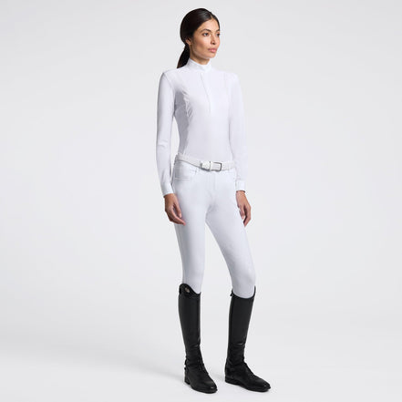 Cavalleria Toscana Wedstrijdshirt Laser‑Cut Wedstrijdshirts - Maddelin Equestrian Cavalleria Toscana