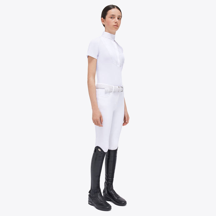 Cavalleria Toscana Young Rider Jersey Wedstrijd Shirt with Bib Wedstrijdshirts - Maddelin Equestrian Cavalleria Toscana