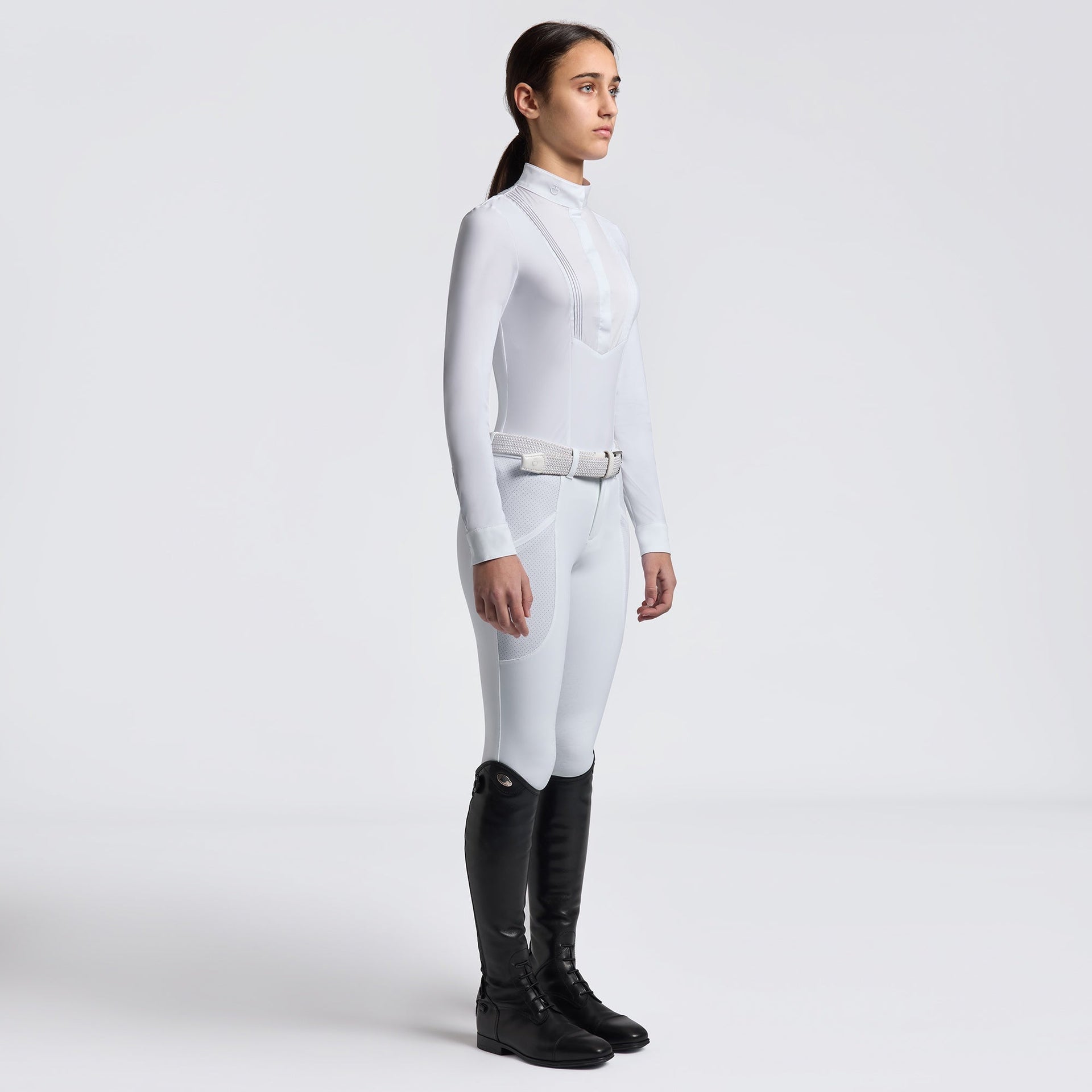 Cavalleria Toscana Young Riders Long Sleeve Jersey Wedstrijd Shirt Wedstrijdshirts - Maddelin Equestrian Cavalleria Toscana