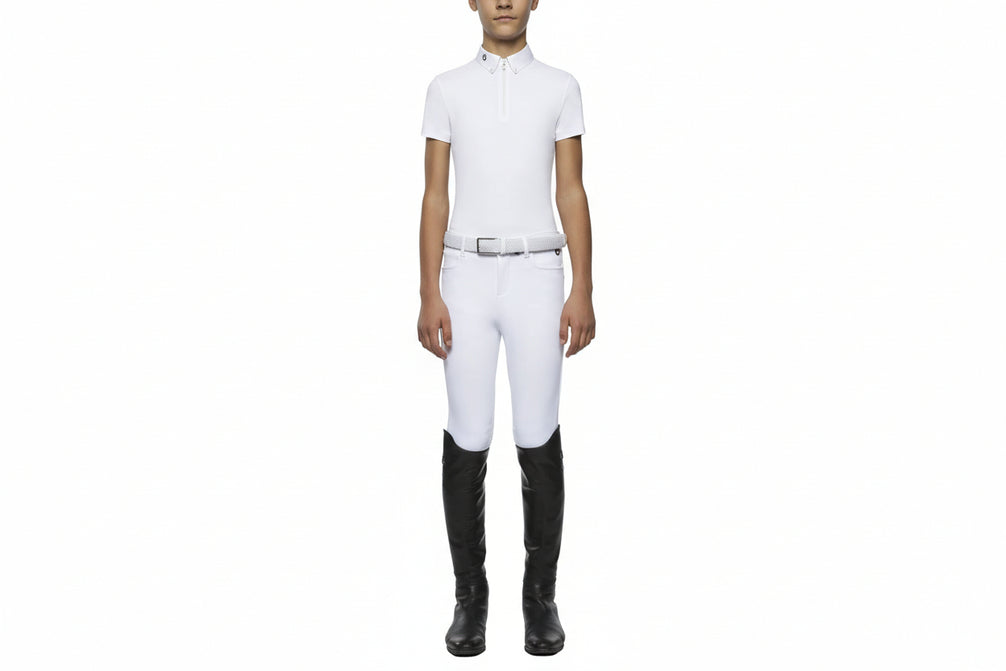 Cavalleria ToscanaTeam Jongens Wedstrijd Polo Korte Mouwen Wedstrijdshirts - Maddelin Equestrian Cavalleria Toscana