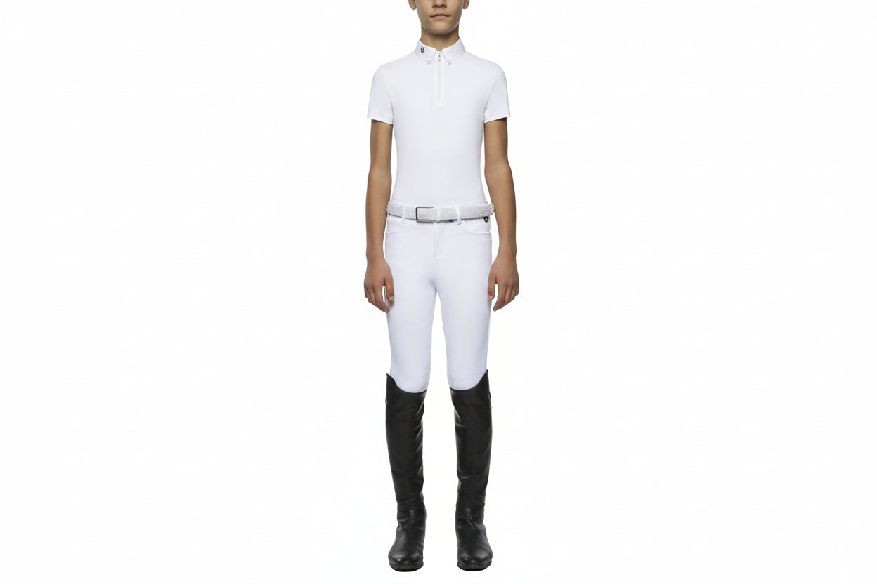 Cavalleria ToscanaTeam Jongens Wedstrijd Polo Korte Mouwen Wedstrijdshirts - Maddelin Equestrian Cavalleria Toscana