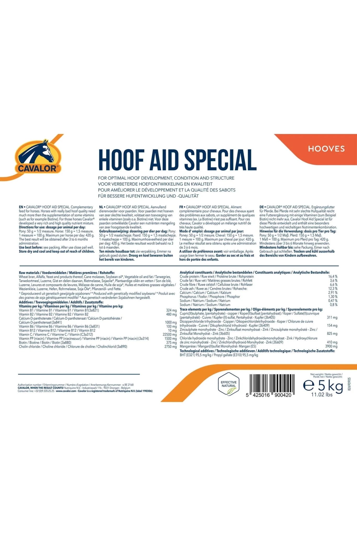 Cavalor Hoof Aid Special Voedingssupplementen - Maddelin Equestrian Cavalor