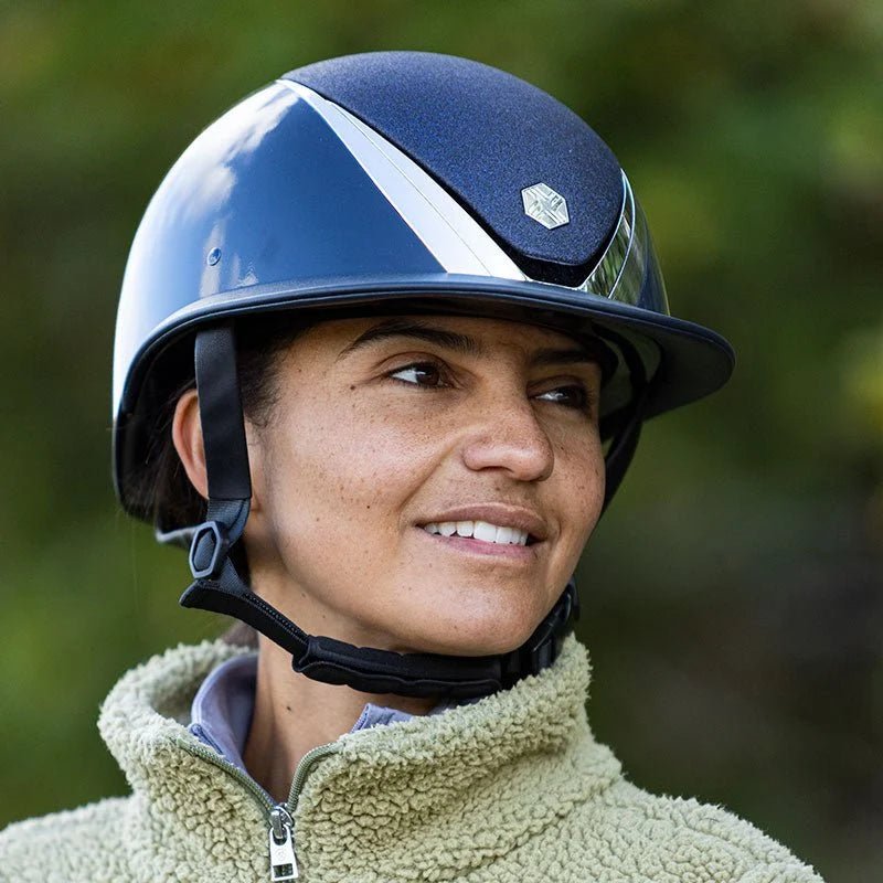 Charles Owen Hyda Gloss Sparkly Wide peak Mips Rijhelm Diverse - Maddelin Equestrian