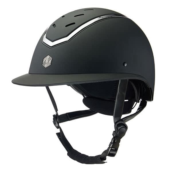 Charles Owen Kylo Widepeak Matt Chrome Diverse - Maddelin Equestrian Charles Owen