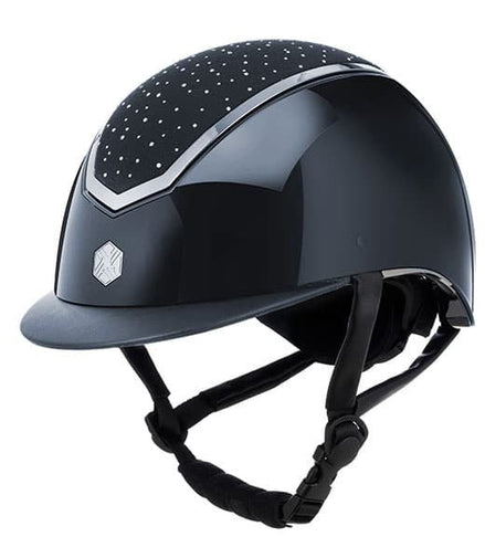 Charles Owen Rijhelm Kylo Gloss Shell & Crystal Top Diverse - Maddelin Equestrian Charles Owen